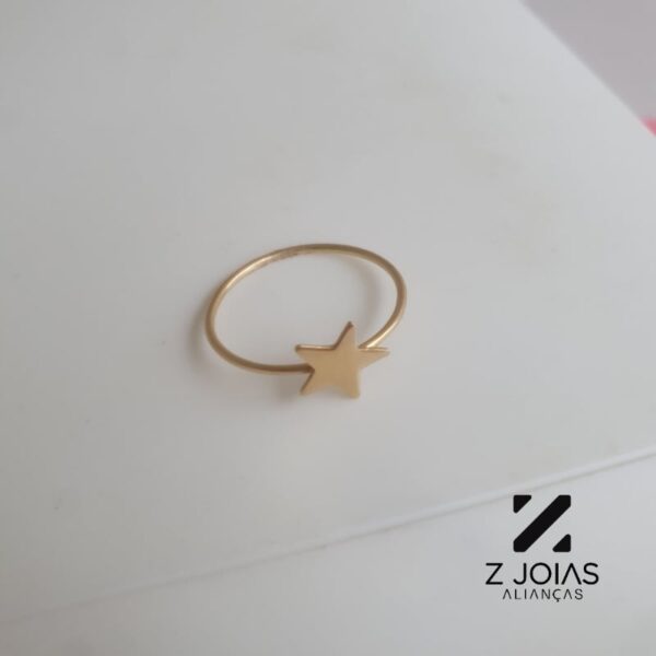 Anel Estrela Ouro 18k - Image 3